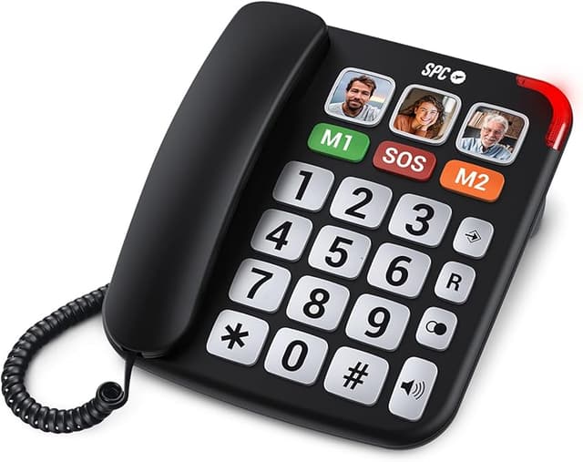 Imagen de SPC Comfort Numbers Pro teléfono fijo 95dB en OfertitasTOP