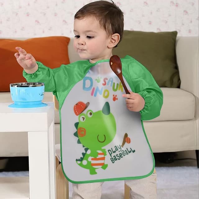 Thumbnail 4 de Vicloon Baberos con Mangas 42,5 cm impermeables