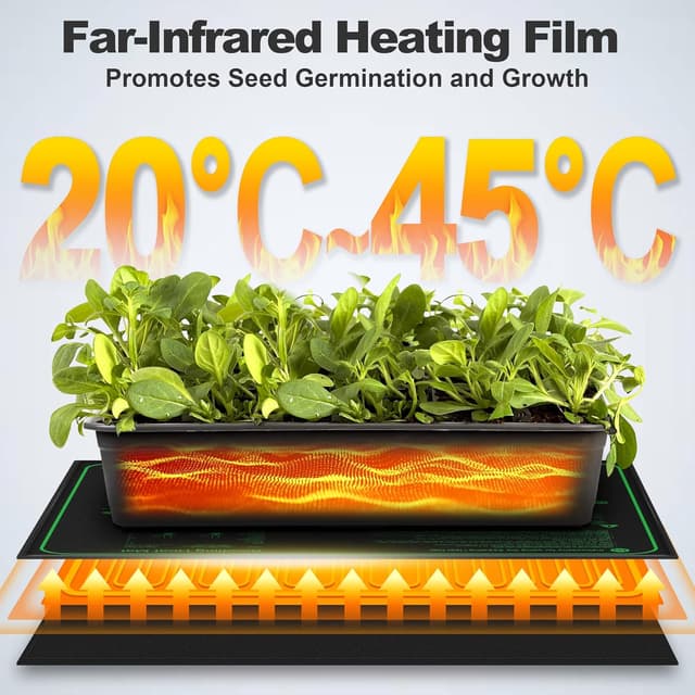 Thumbnail 2 de Mojimdo 70W Heating Mat 50x50cm for Seedlings