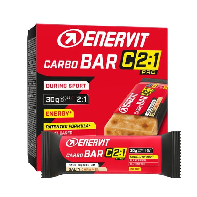 Thumbnail 6 de Enervit Carbo Bar C2:1PRO Salty Peanut Butter – veganer Energieriegel mit 30 g Kohlenhydraten pro 45-g-Riegel