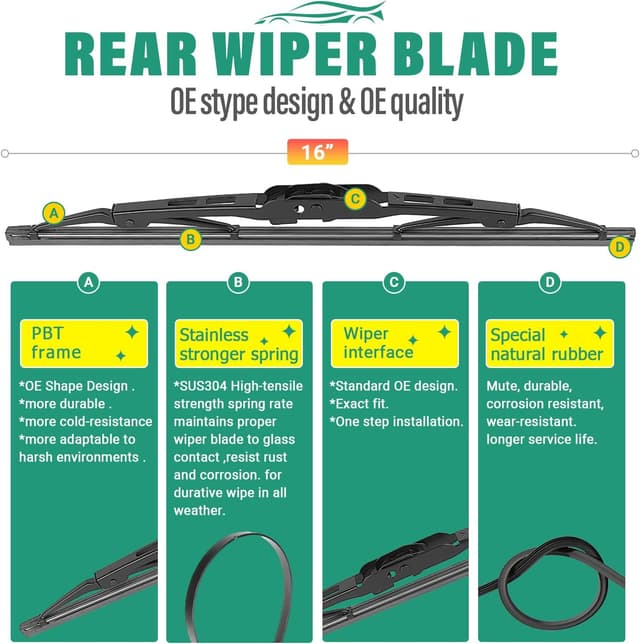 Detalle 2 de OEM 22/22/16 in Wiper Blade Set for Tahoe/Suburban