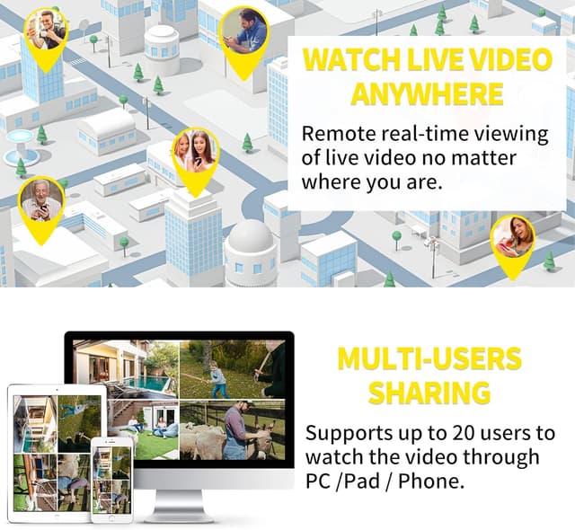 Thumbnail 6 de Septekon P30i 2K outdoor security camera