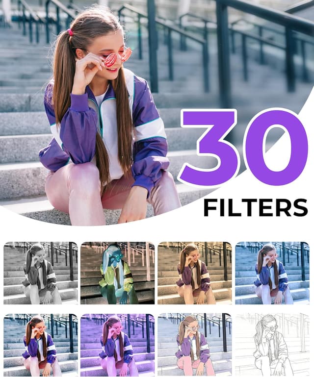 Detalle 2 de 5K Digital Camera with 80MP Photos, Wi‑Fi, 3" 270° Flip Screen, 18X Zoom (Travel Vlogging Camera for Beginners)