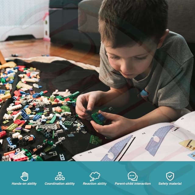 Detalle de Jorumo Swords Building Sets: 40in Tokitou Muichirou Sword (771-Piece Anime Katana Set with Scabbard & Stand)