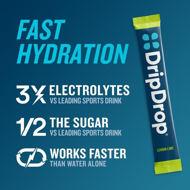 Thumbnail 1 de DripDrop Hydration Packets 32 sticks electrolytes 🥤