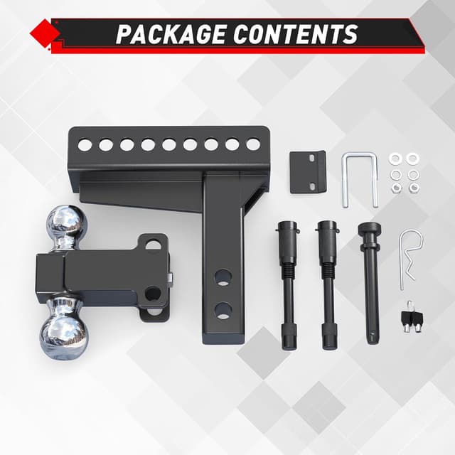 Thumbnail 6 de TYT Adjustable Trailer Hitch 6" Drop 🚚