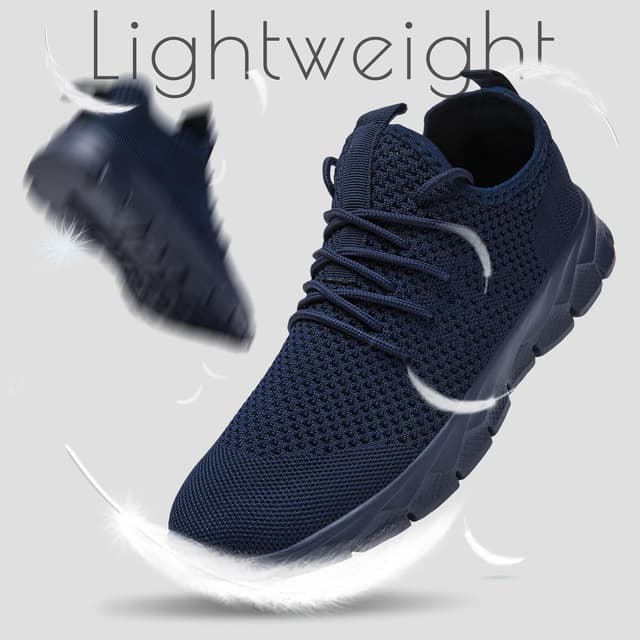 Detalle de Oltyutc Mesh Slip-On Mens Trainers for Running, Walking & Gym