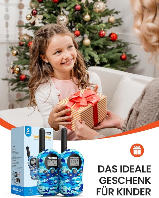 Thumbnail 5 de FOREDOM Walkie Talkies Kinder 3 km Reichweite đĄ