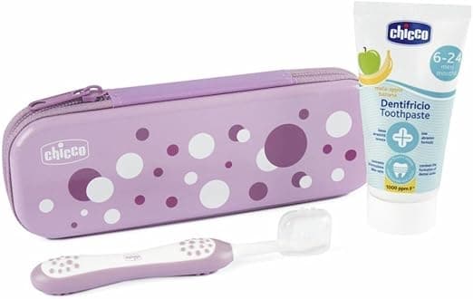 Imagen de Chicco Set de Cepillo y Pasta Dental para Bebés 🍏🪥 en OfertitasTOP