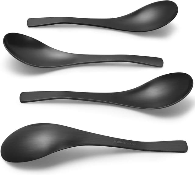 Thumbnail 5 de HIWARE Thick Heavy-weight Soup Spoons set of 6 🍽