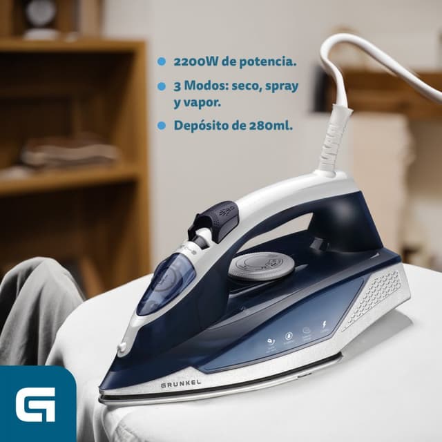 Thumbnail 2 de Grunkel PL-22NS Planca de vapor 2200W, 280 ml