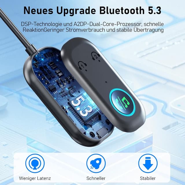 Thumbnail 2 de BR08 Bluetooth Transmitter Empfänger 5.3