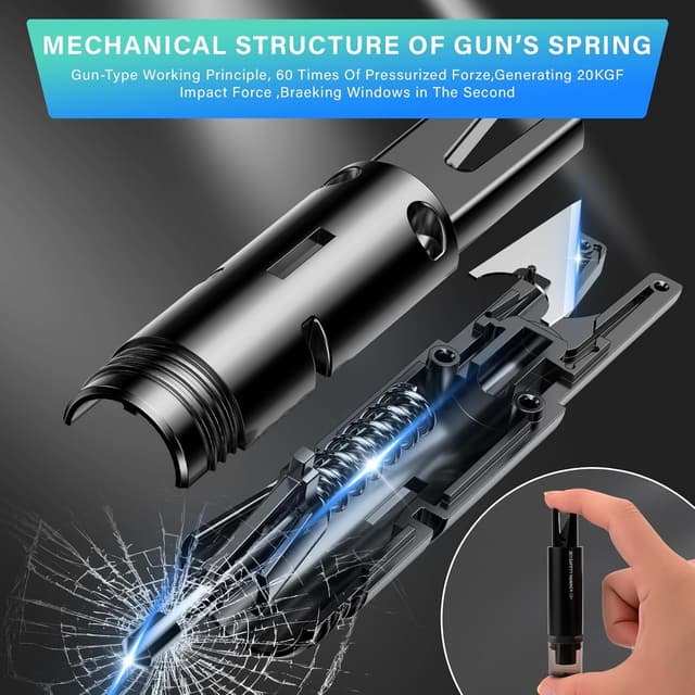 Detalle 2 de lompyeu 2 en 1 Rompe Cristales y Cinturones 🚨