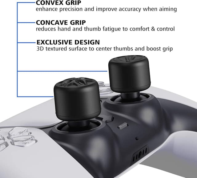Detalle de Ergonomic analog joystick caps 3 heights
