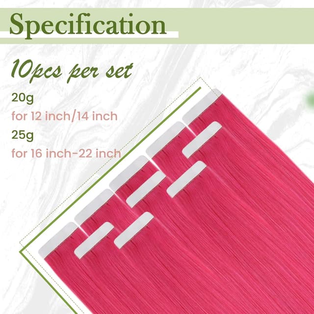 Detalle de RUNATURE Extension capelli invisibile 30 cm