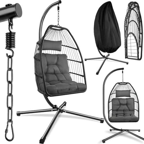 Detalle de tectake columpio jardín exterior 160 kg