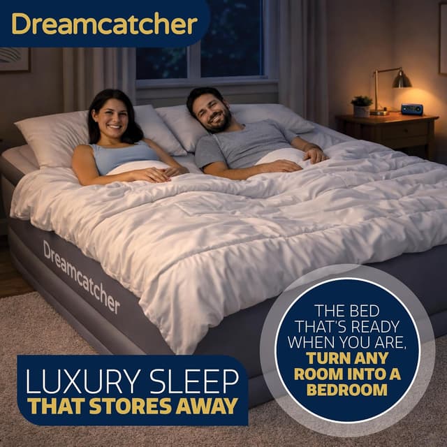 Thumbnail 4 de Dreamcatcher Premium Double Air Bed 205x150x50 cm