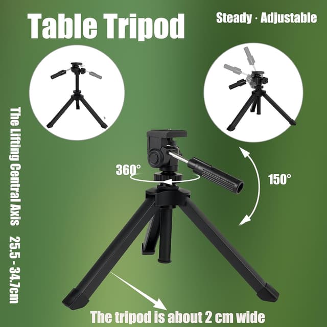 Detalle de SVBONY SV13 Longue Vue 20-60x80 : télescope terrestre HD avec trépied et adaptateur smartphone