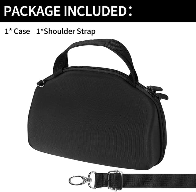 Detalle de Lebakort Hart Schutz Hülle für JBL Charge 6 (Grau+Grün) – robuste EVA/Nylon-Tasche mit Schultergurt