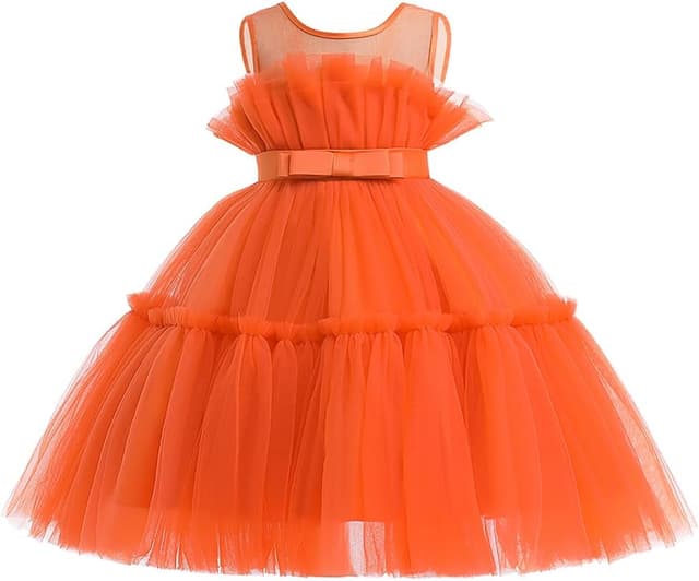 Thumbnail 6 de Toddler Flower Girl Dress Satin Bowknot