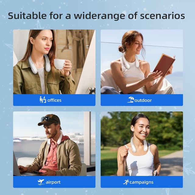 Thumbnail 5 de Jsdoin Portable Neck Fan