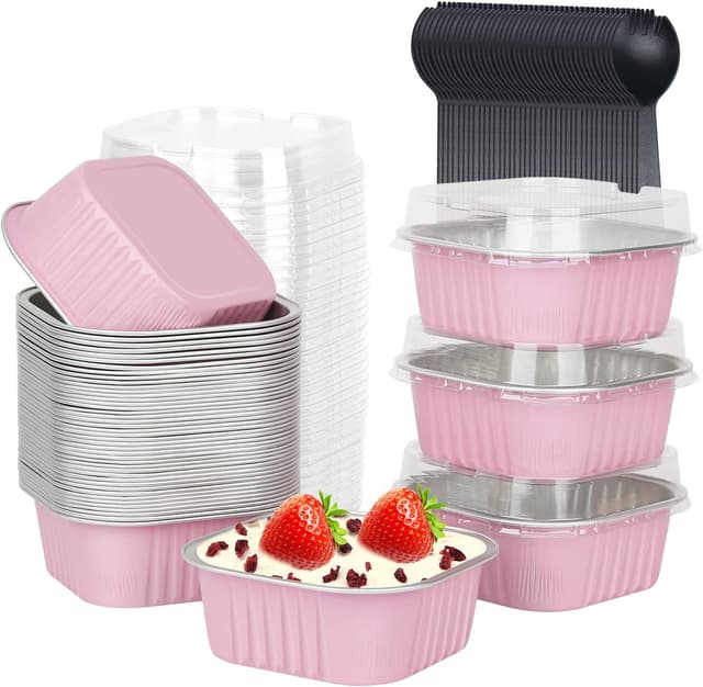 Detalle de LNYZQUS Mini Cake Pans 40-Pack 10oz