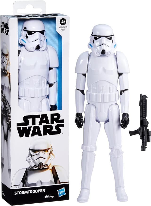 Detalle de Star Wars Hasbro Titan Hero Series: action figure dell’Assaltatore da 30 cm con accessorio blaster