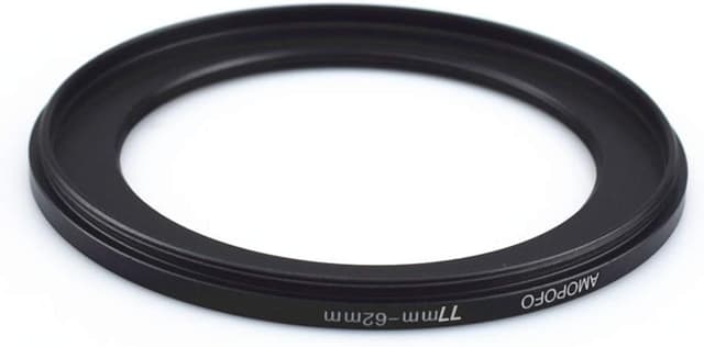 Detalle 2 de AMOPOFO 77-62mm step down camera filter ring (UV/ND/CPL filter adapter)