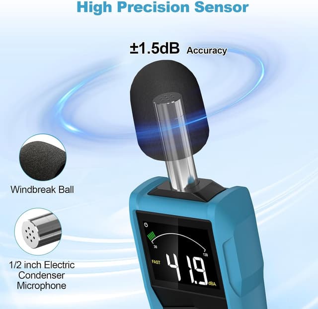 Detalle de DURFICST Misuratore Decibel 205 g