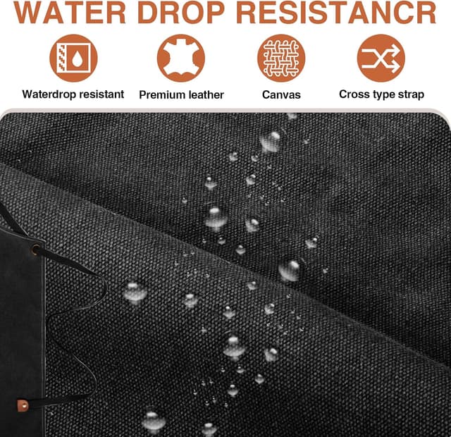 Thumbnail 3 de lompyeu Delantal de Cocina Impermeable 3 Bolsillos