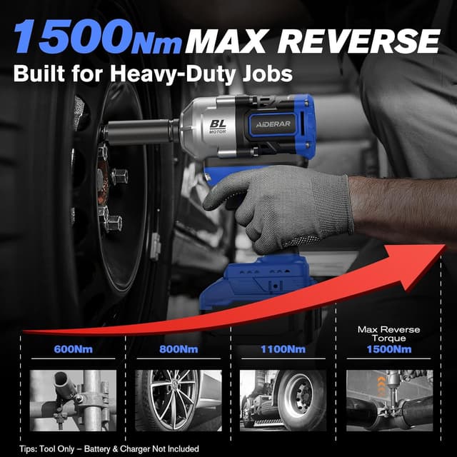 Thumbnail 1 de AIDERAR Avvitatore a Impulsi 1500Nm 18V