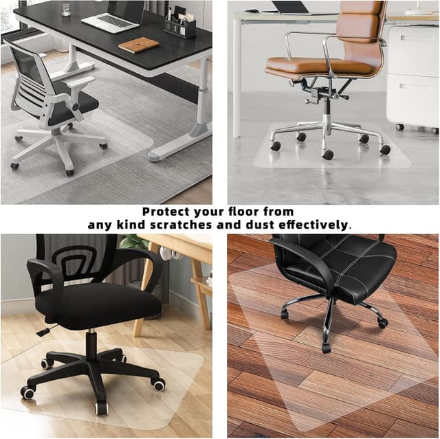 Thumbnail 3 de Office Chair Mat for Hard Floors 90x120cm