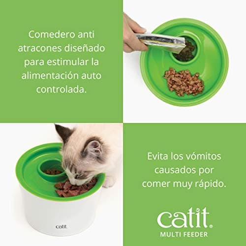 Detalle 2 de Catit Multi Feeder Senses 2.0: Comedero Interactivo para Gatos 🐱