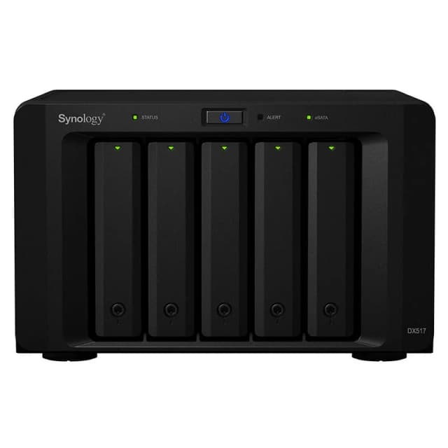 Detalle de Synology DX517 unidad de expansión NAS 5 bahías