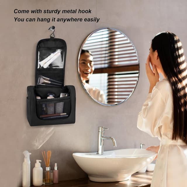 Thumbnail 2 de FITDON Large Hanging Toiletry Bag