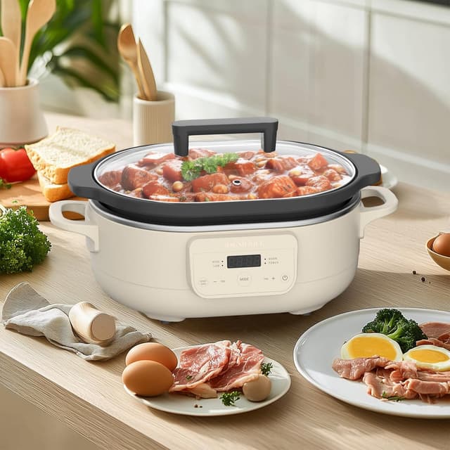 Thumbnail 1 de Magnifique 6 Quart Programmable Slow Cooker