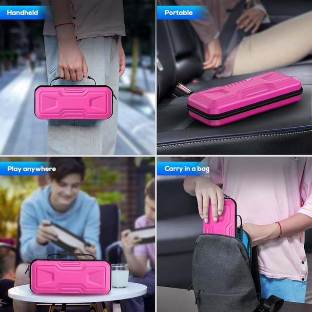 Detalle de FYOUNG Étui de protection rigide pour PlayStation Portal, EVA et flanelle douce