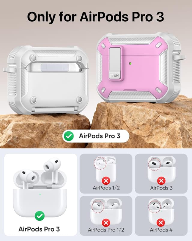 Thumbnail 1 de MoKo AirPods Pro 3 case lock 2025