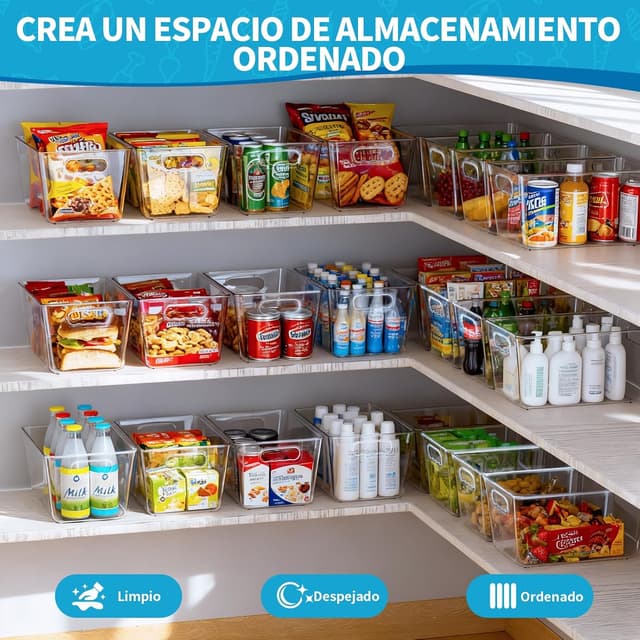 Thumbnail 1 de KJIXYUNG Organizador Nevera 4 unidades