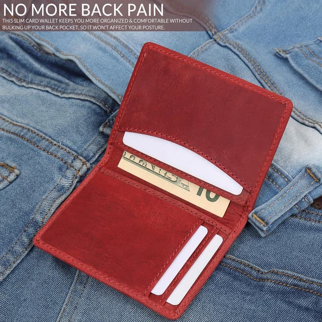 Detalle de FOXHACKLE RFID leather card wallet 4 x 0.2