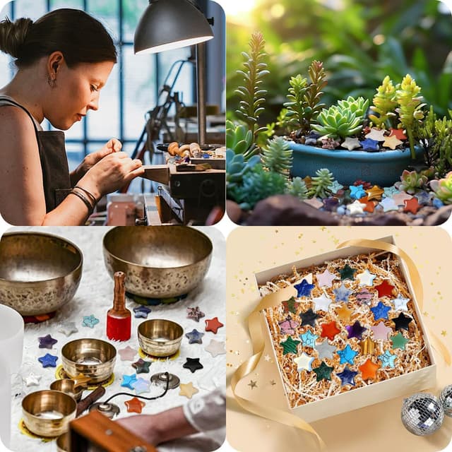 Thumbnail 4 de XIANNVXI Blue Sodalite Stars Set