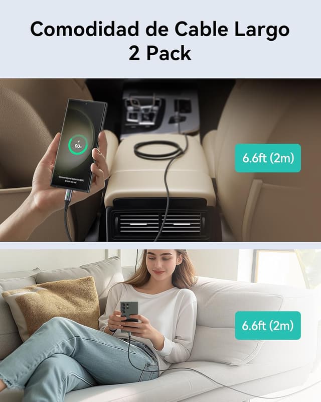 Thumbnail 6 de INIU Cable USB C a USB C 100W 2 m