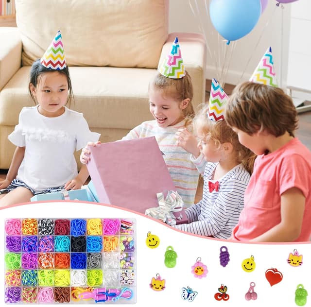 Thumbnail 6 de Jsdoin 2700+ Loom Bands Kit — 30 colours DIY bracelet kit