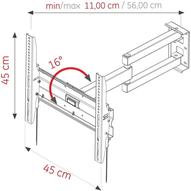 Detalle 2 de Ultimate RX-1000 Soporte TV VESA 400x400 25 kg