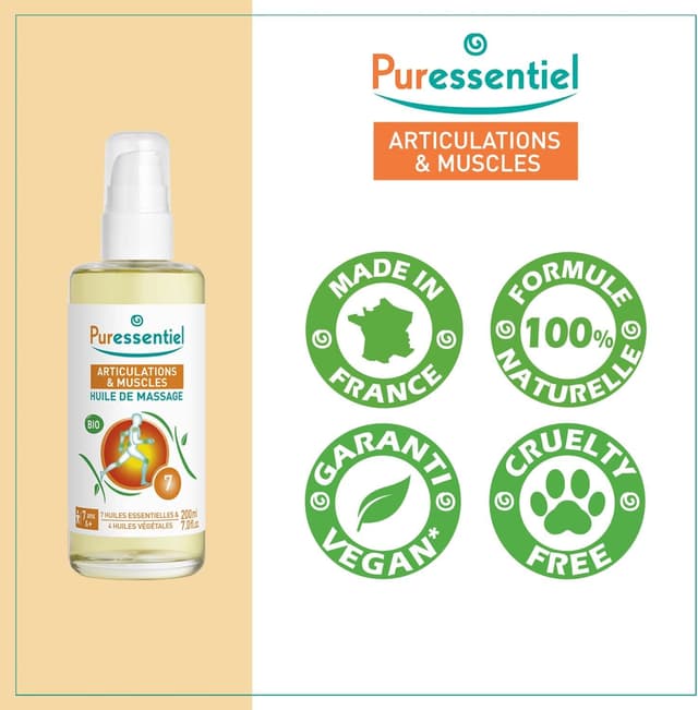 Thumbnail 3 de Puressentiel Olio da massaggio 200 ml 💆