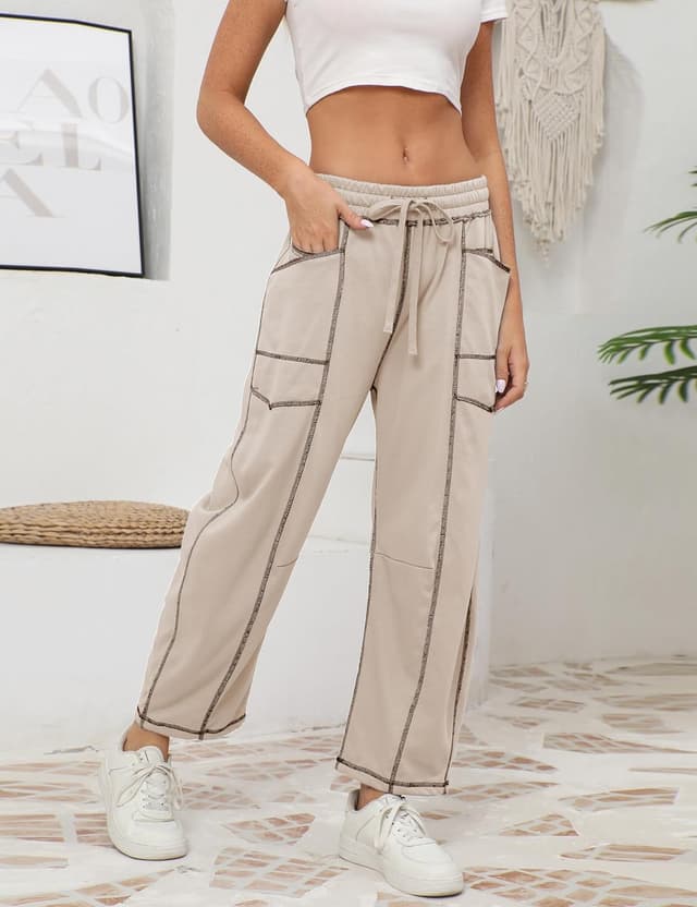 Thumbnail 3 de Athlisan Baggy Barrel Pants Wide Leg Sweatpants