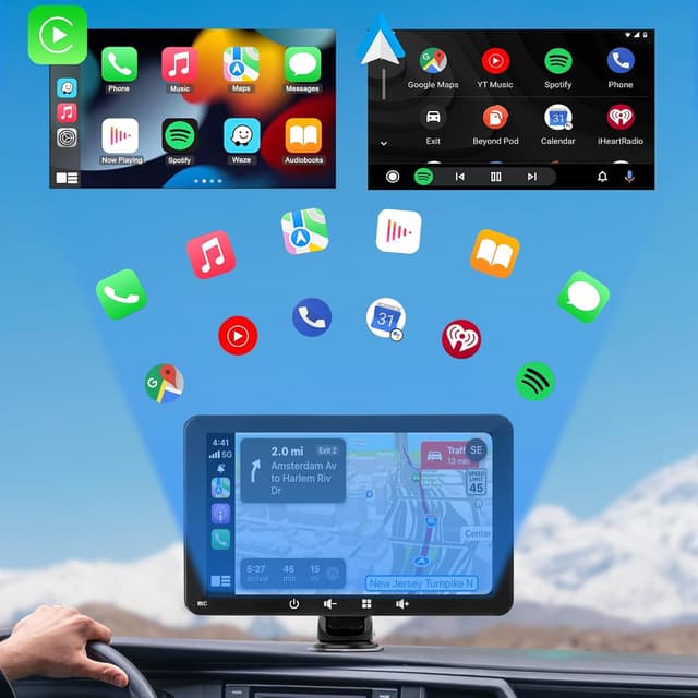 Detalle 2 de Alltolink Autolink 7 inch wireless CarPlay