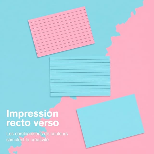 Thumbnail 4 de Fiches Bristol Carehabi 360 Flashcards A6 6 couleurs