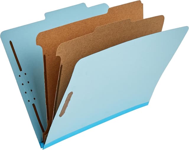 Detalle de Amazon Basics 2‑inch Recycled Binder, 10 Pack
