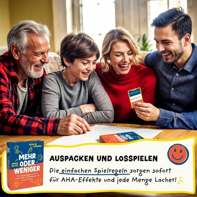 Thumbnail 5 de Mehr oder Weniger Ratespiel 110 Karten 🎲